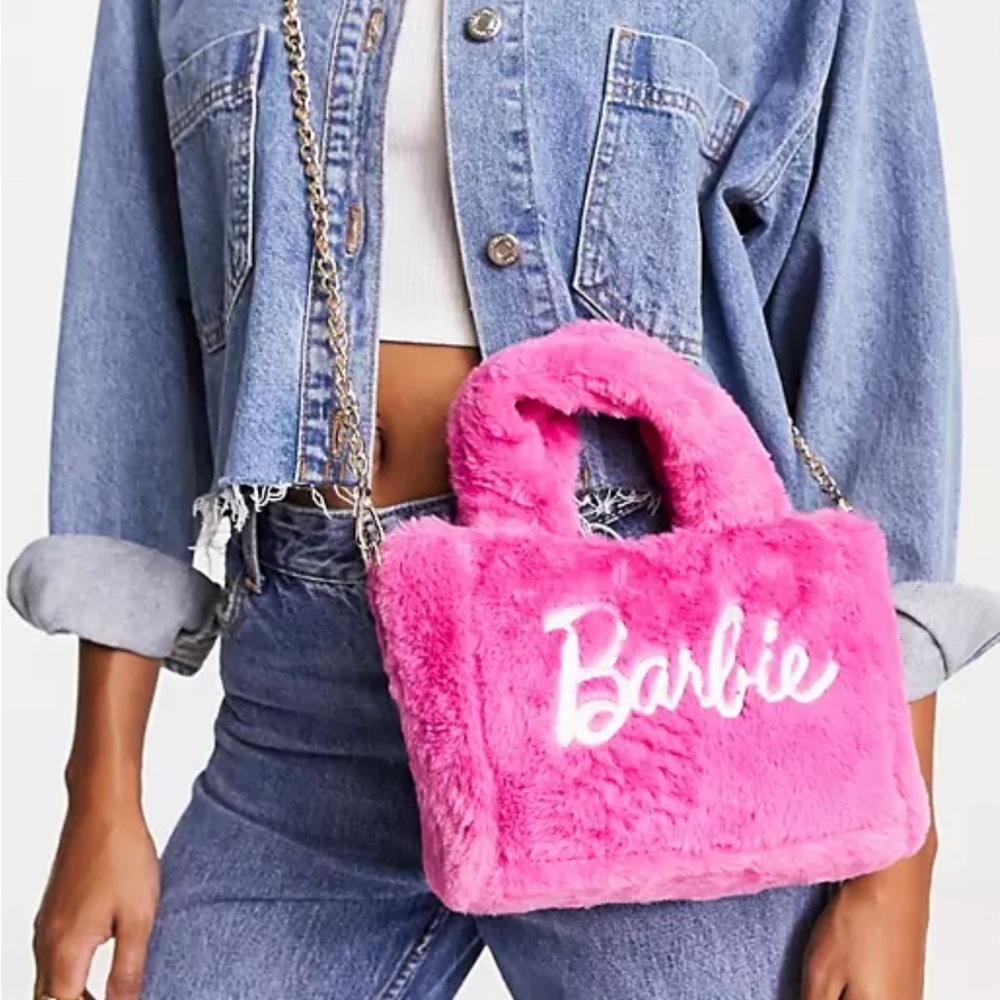 Barbie fur purse